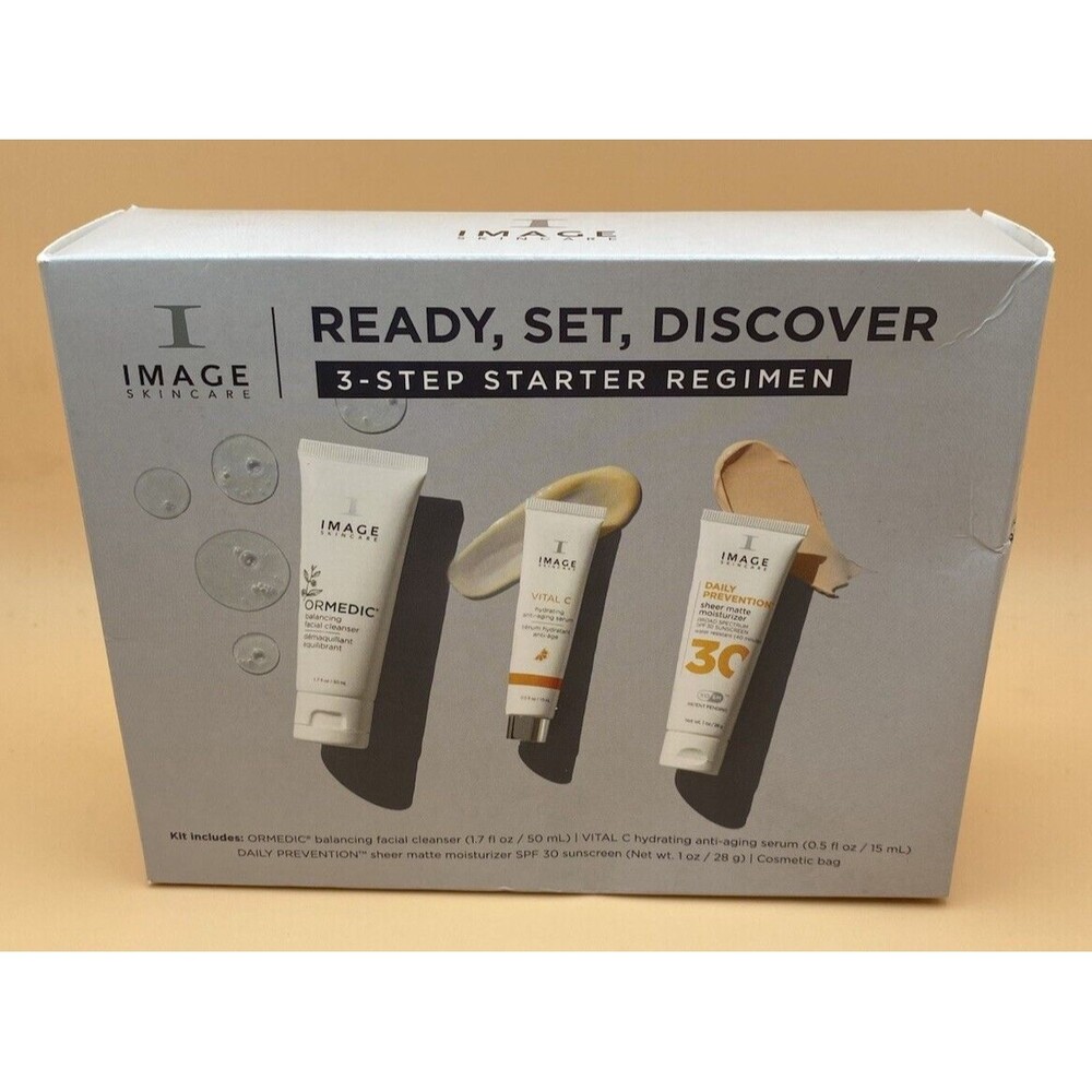 IMAGE Skincare Ready Set Discover 3-Step Starter Regimen Kit. New Open Box. - Picture 1 of 5
